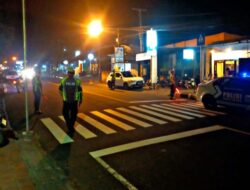 Sat Lantas Polres Karangasem Tingkatkan Patroli Blue Ligh