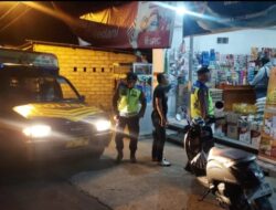 “Blue Light Patrol” Polsek Bebandem Cegah Tangkal Terhadap Gangguan Kriminalitas Pada Jam Rawan Wujudkan Pemilu Damai 2024