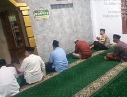 Bripka Anwarudin, Bhabinkamtibmas Kelurahan Sukamulya, Kunjungi kegiatan Subuhan Keliling