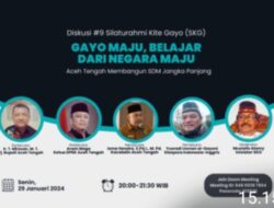 Gelar Diskusi Ke-9, SKG Undang Bupati, Ketua DPRK, Kacabdin dan Diaspora Indonesia Luar Negeri.