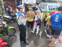 Menjaga Kamseltibcar Lantas di Jalan Raya Serang Daerah Hukum Polsek Cikupa