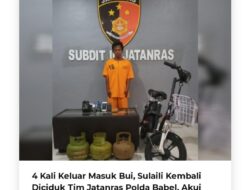 4 Kali Keluar Masuk Bui, Sulaili Kembali Diciduk Tim Jatanras Polda Babel, Akui Lakukan Aksinya Di 15 TKP