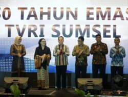 Kabidhumas Polda Sumsel Mewakili Kapolda Sumsel Berikan Sambutan Pada Malam Puncak 50 Tahun Emas TVRI Sumsel