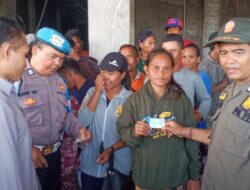 Tim Yustisi Polsek Kubu Melaksanakan Sidang Duktang di Desa Tianyar Barat Menyasar Buruh Proyek