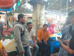 Caleg DPRA Nasri Gayo Kunjungi Pasar Paya Ilang