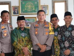 Cooling System, Kapolres Lampung Barat Silaturahmi ke Ketua NU Lampung Barat