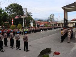 Apel Konsolidasi Pasca Pemungutan Suara, Kapolres Aceh Tengah : Terima Kasih Pengamanan TPS Berjalan Aman Kondusif