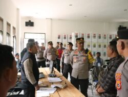 Hari Ketiga Pleno Rekapitulasi Kapolres Monitoring Gudang Logistik PPK Kecamatan Bintang