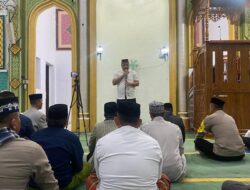 Shalat Subuh Berjama’ah Di Masjid Ruhama Takengon, Kapolda Aceh : Ucap Terima Kasih Pada Masyarakat Aceh Tengah