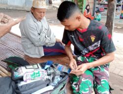Satgas TMMD ke-119 Kodim 0819/Pasuruan Lakukan Pemeriksaan Kesehatan Warga