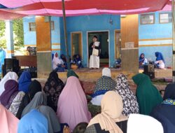Kampung Simpang Tiga Uning,Laksanakan BKMT,Penceramah Ustadz,Sholehuddin Shobirin,S.Pd.I,