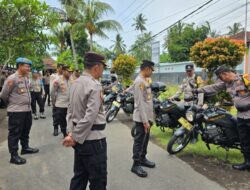 Si Propam Polres Karangasem Lakukan Pengawasan dan Pengamanan Kegiatan Kunjungan Kerja Kapolres Karangasem ke Polsek Manggis dan Polsek Pelabuhan Padang Bay