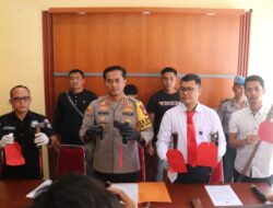 Press Release Pengungkapan Kasus Dugaan Kepemilikan Senpi dan Sajam Oleh Satuan Reskrim Polres Buleleng