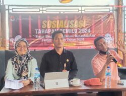 Sosialisasi Pemilu KPU Kota Manggar Belitung Timur tahapan kegiatan Pemilu 2024