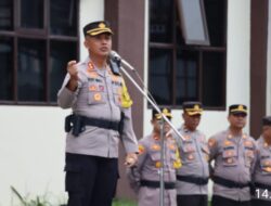 Polres Aceh Tengah Gelar Apel Serpas Pengamanan TPS Di Kabupaten Setempat