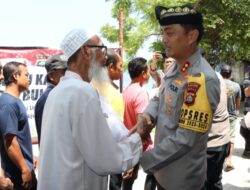 Pasca Pemilu 2024, Polres Buleleng, Minggu Kasih dengan Warga Masyarakat Pelabuhan Celukan Bawang Gerokgak