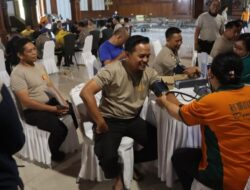 Satgas Dokkes Laksanakan Pemeriksaan Rikkes Berkala T.A. 2024 Bagi Personel dan ASN Polres Jembrana