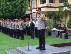 Apel Jam Pimpinan, Kapolres Buleleng Tekankan Pegang Teguh Tri Brata Dan Catur Prasetya Polri Dalam Jalankan Tugas