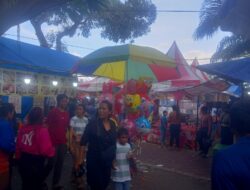 Kesuksesan Pasar Rakyat Lapangan Pergung Berkat Koordinasi Panitia dengan Aparat Terkait