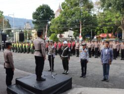 Polres Aceh Tengah Laksanakan Apel Gelar Pasukan Ops Keselamatan Seulawah 2024 Dan Pencanangan Aksi Keselamatan Jalan