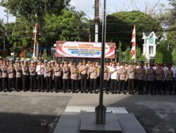 Kapolres Aceh Tengah Pimpin Upacara Kenaikan Pangkat Pengabdian AKBP Sofyan Yoesa