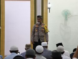 Shalat Taraweh Berjamaah Bersama Masyarakat Kapolres Aceh Tengah Sampaikan Himbauan Kamtibmas Dan Hikmah Berpuasa