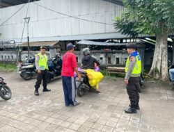 Personel Unit Patroli Satuan Samapta Tingkatkan Giat Patroli dalam Tahapan Rekapitulasi dan Hitung Suara Pemilu 2024 di Daerah Hukum Polres Karangasem