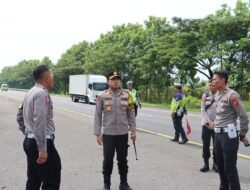 Kapolres Majalengka Cek Jalur Mudik di Tol Cipali Wilayah Hukum Polres Majalengka