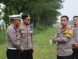 Kapolres Majalengka Dampingi Kapolda Jabar Cek Jalur Mudik dan Pos Pam/Yan di Tol Cipali