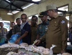 Operasi Pasar di Kota Lhoskeumawe, Bantu Stabilkan Harga Kebutuhan Pokok Jelang Lebaran.