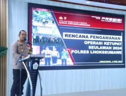 Rapat Koordinasi Menghadapi Idul Fitri, Kapolres Lhokseumawe paparkan Renpam Operasi Ketupat Seulawah 2024