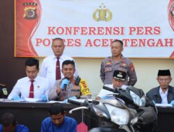 Ungkap Kasus Curanmor Satreskrim Polres Aceh Tengah Berhasil Amankan 12 Unit Sepmor Dari Pelaku