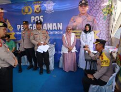 Kapolres Aceh Tengah Cek Kesiapan Pos Pam Dan Pos Yan Kesiapan Pam Idul Fitri 1445 H