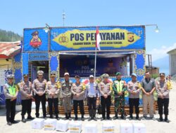 Kapolres Dampingi Tim Supervisi Polda Aceh Cek Pos Pengamanan Lebaran di Aceh Tengah