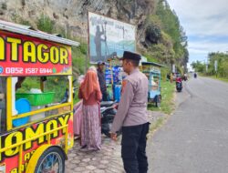 Hari Kedua Lebaran, Polsek Kota Takengon Lakukan Patroli Lokasi Wisata