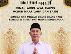 Kepala Kesbangpol Teguh Supriyanto dan jajaran nya Mengucapkan “Selamat Hari Raya Idul Fitri 1 Syawal 1445 Hijriyah / 2024 M.