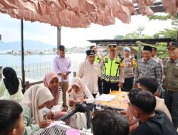 Hari Kelima Lebaran, Kapolres Aceh Tengah Patroli R2 Monitoring Arus Lalu Lintas di Lokasi Wisata