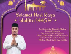H.Abudin S.IP.MM Camat Sepatan mengucapakn Hari Raya Idul Fitri 1445 Hijriyah/ 2024