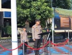 Kapolres Majalengka Pimpin Apel Pagi dan Halal Bihalal Keluarga Besar Polres Majalengka