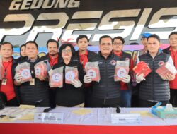 Sat Resnarkoba Polres Metro Bekasi Kota Berhasil Ungkap Narkotika Jenis Sabu 10, 654 Kilo Gram.