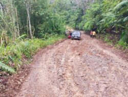 Jalan Desa Tanjung Dalam Yang Tak Kunjung Di Perbaiki ,Warga Keluhkan Jalan Rusak Parah.