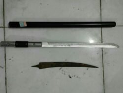 Bawa Sajam dan Mengamuk, MS Diamankan Tim Tarsius Polres Bitung.