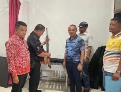 Kunjungi Lapas Siborongborong,Polres Taput Cek Pemeliharaan Senpi