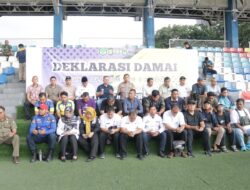 Jelang Liga 3 Nasional di Kota Tangerang, Polisi Gelar Deklarasi Damai Bersama Suporter