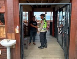 Patroli Libur Ahir Pekan Di Lokasi Wisata, Polsek Bintang Berikan Himbauan