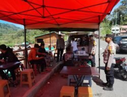 Antisipasi Guantibmas, Polsek Pegasing Patroli Sejumlah Tempat Wisata Diwilkumnya