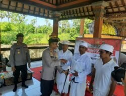 Kegiatan Minggu Kasih Kapolres Karangasem di Desa Batu Ringgit Kubu Karangasem