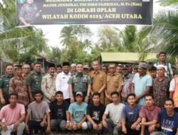 Pangdam IM Tinjau Pelaksanaan Optimalisasi Lahan di Wilayah Kodim 0103/Aceh Utara