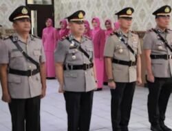 Jabatan Kasat Intelkam dan Kasat Lantas Polres Lampung Barat Di Serah Terimakan