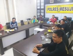 Polres Mesuji Beserta Jajaran Nonton Bareng Laga Semi Final Timnas Indonesia U-23 VS Uzbekistan